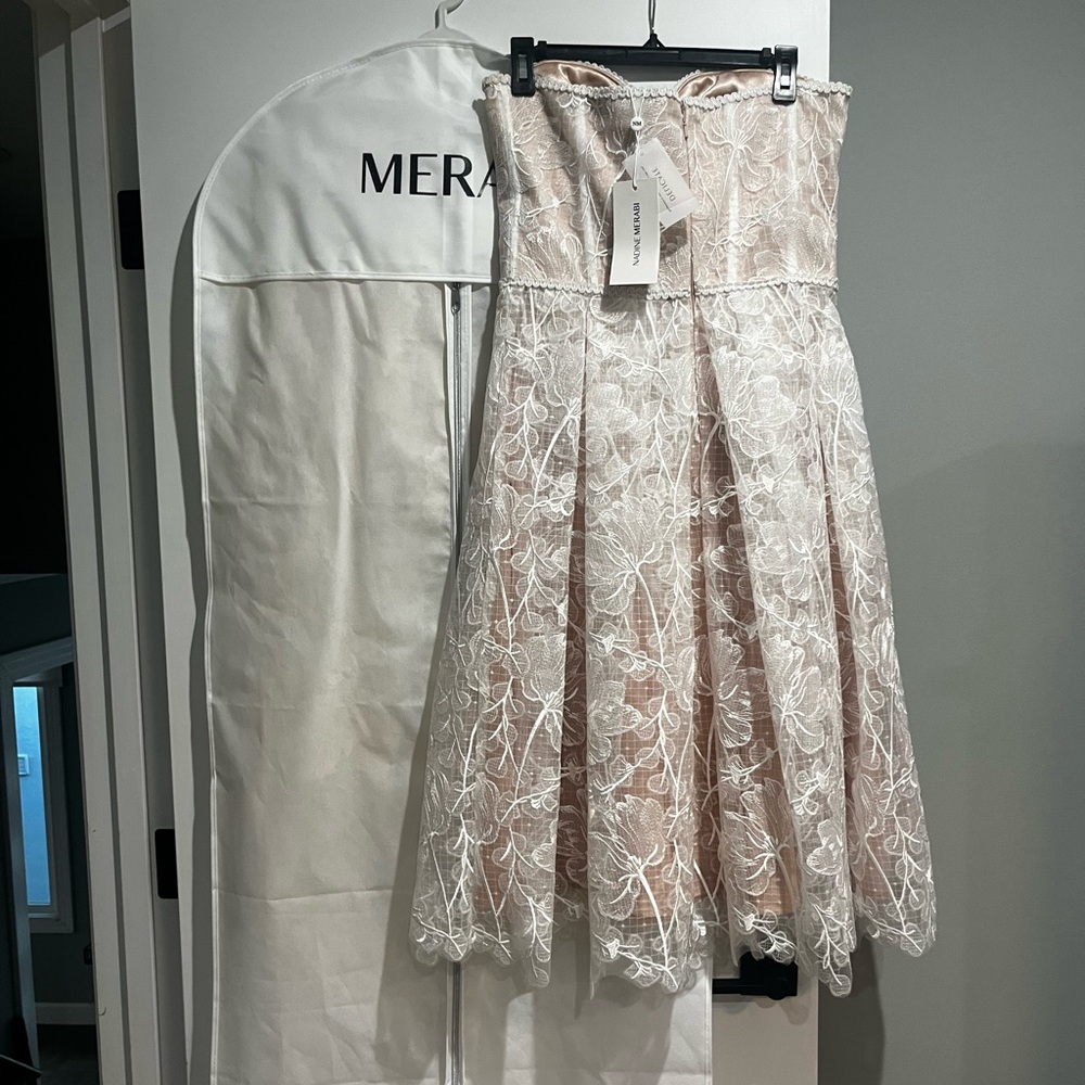 Nadine Merabi Olivia dress in white! Size medium!